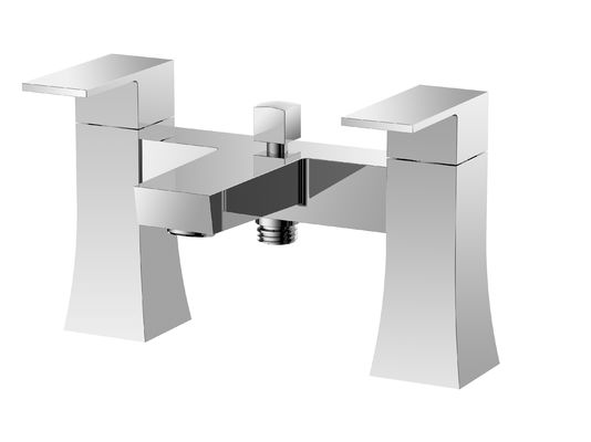 Modern Design Bath Shower Mixer Faucet in Chrome Finish T8841